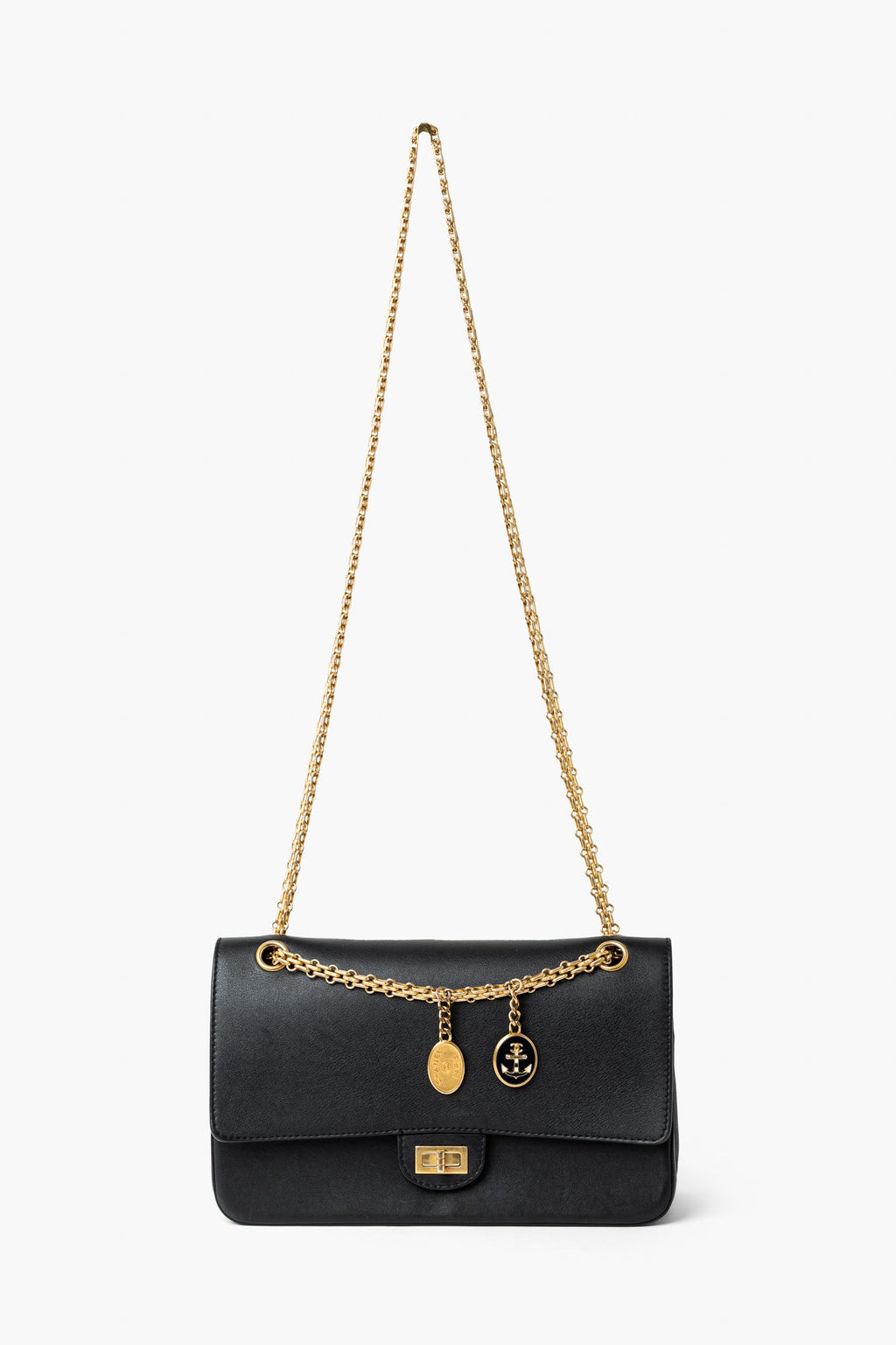 Chanel Black Medallion 2.55 Reissue Double Flap Medium Bag