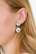 Miu Miu Diamond Pearl Earrings