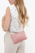Miu Miu Pink Leather Crossbody Bag