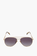 Prada Aviator Gold Metal Sunglasses