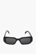 Prada Black PR 17WS Rectangle Sunglasses