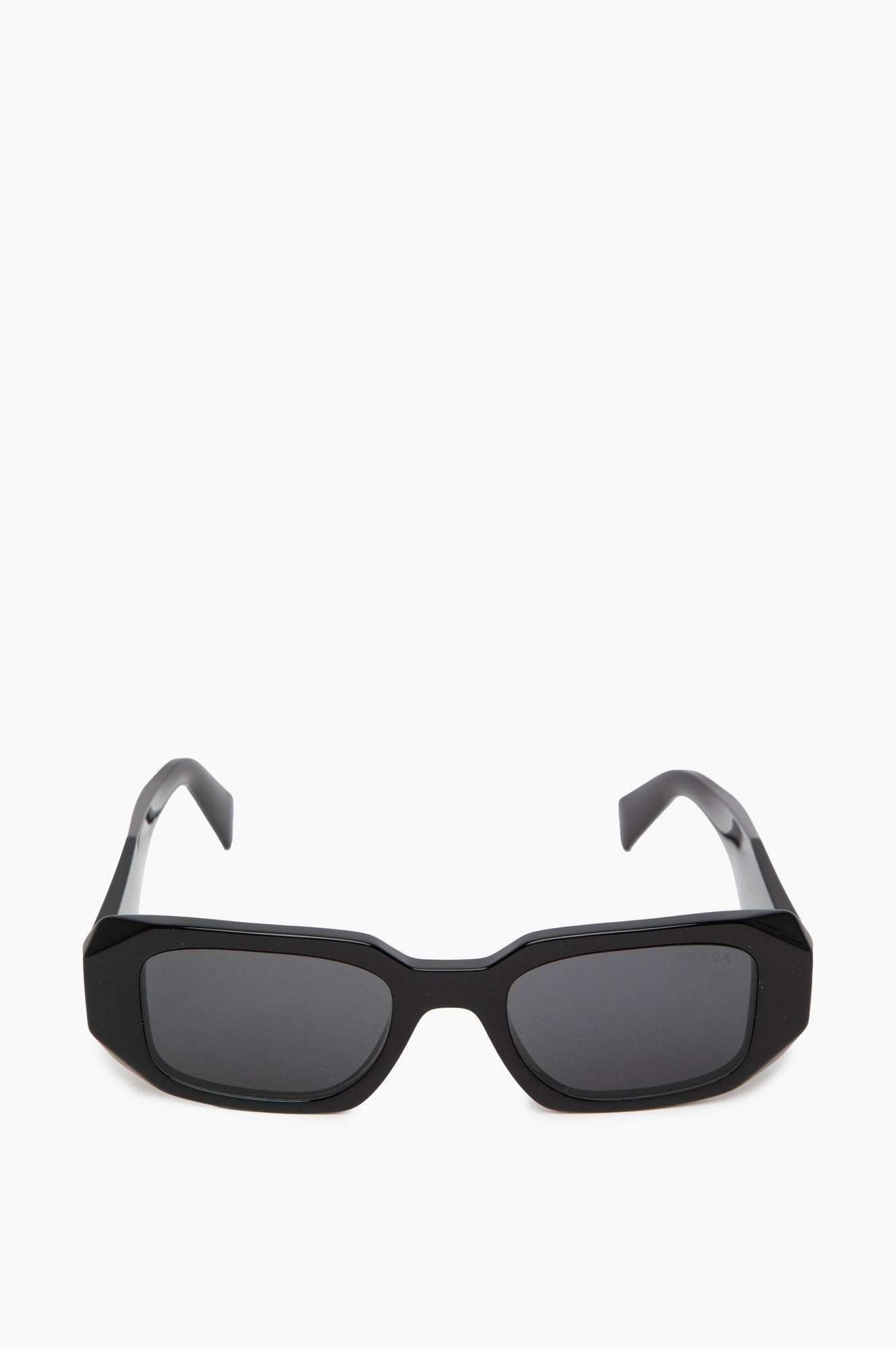 Prada Black PR 17WS Rectangle Sunglasses