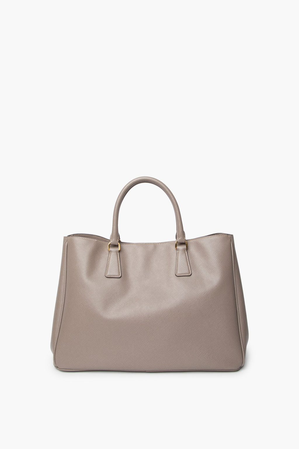 Prada Taupe Saffiano Gardeners Tote Bag