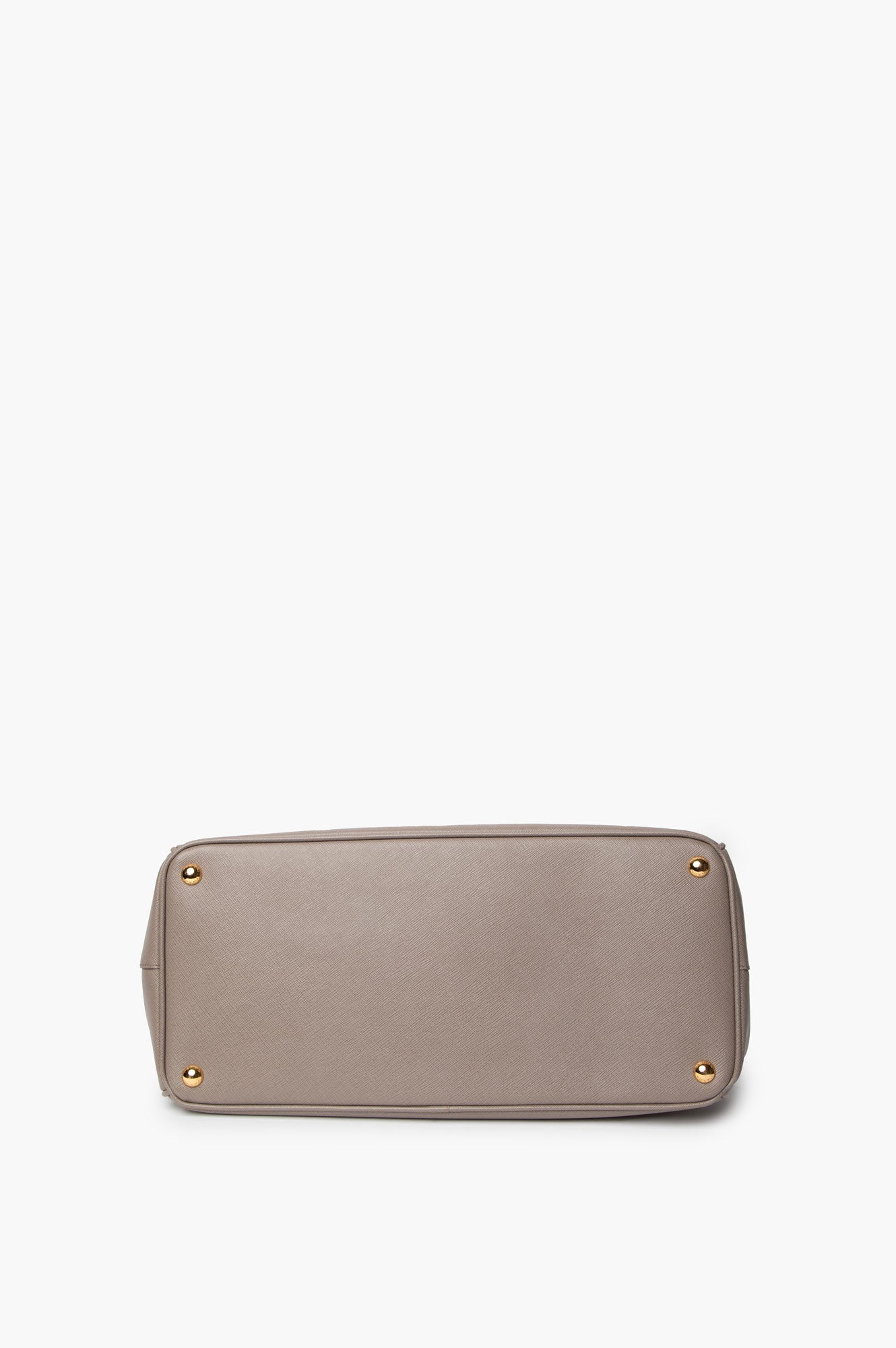 Prada Taupe Saffiano Gardeners Tote Bag