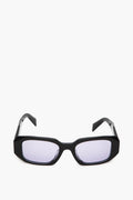 Prada PR 17WS Black Sunglasses With Purple Lenses