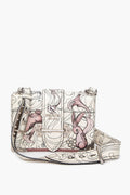 Prada x James Jean Limited Edition Glace Calfskin Rabbit Print Cahier Bag