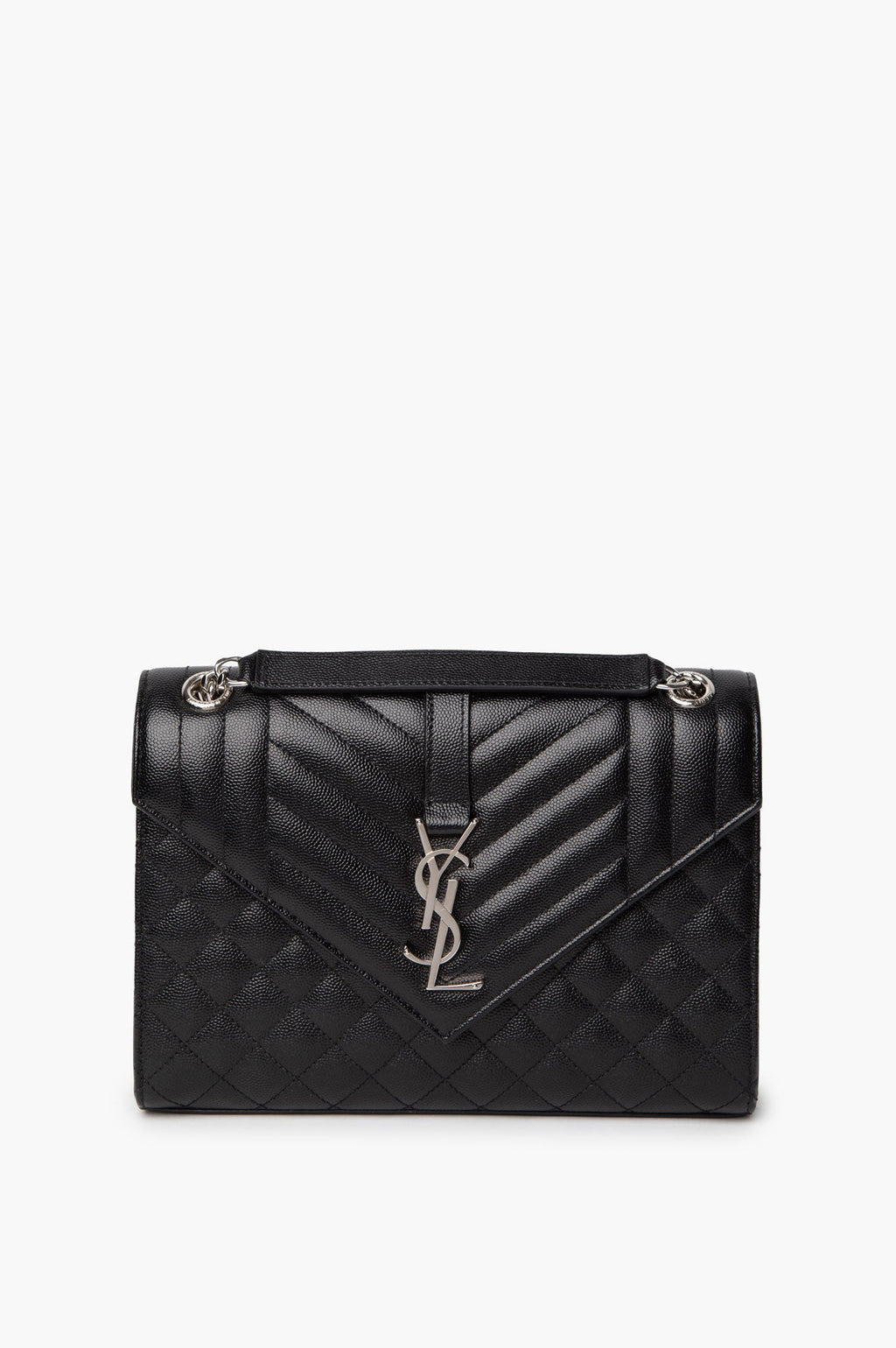 Saint Laurent Monogram Mix Matelasse Envelope Chain Bag