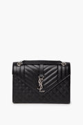 Saint Laurent Monogram Mix Matelasse Envelope Chain Bag