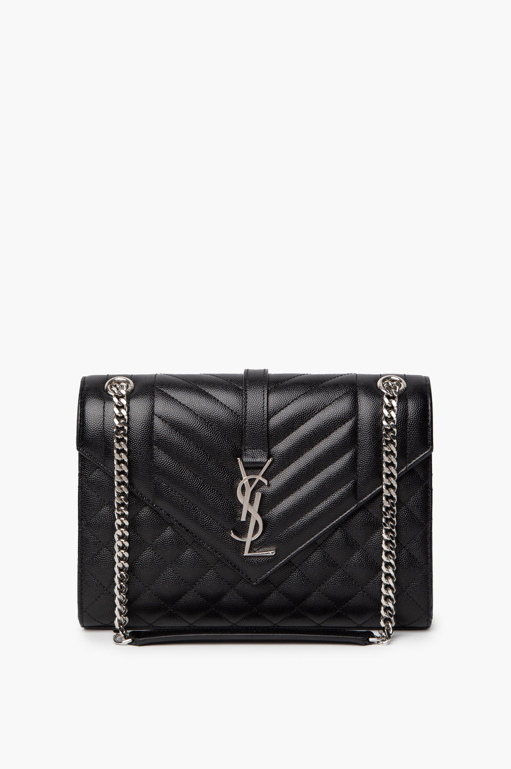 Saint Laurent Monogram Mix Matelasse Envelope Chain Bag