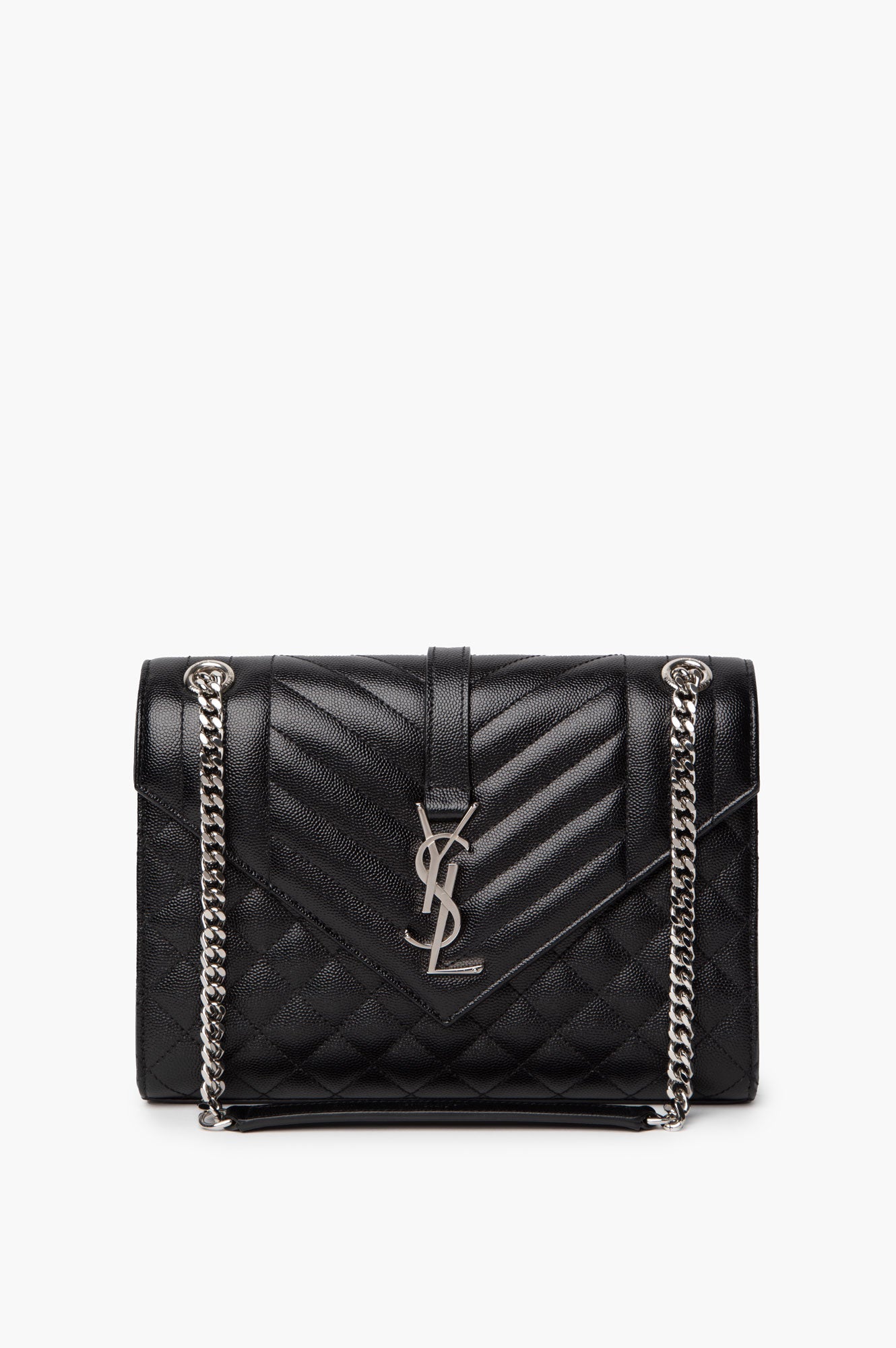 Saint Laurent Monogram Mix Matelasse Envelope Chain Bag