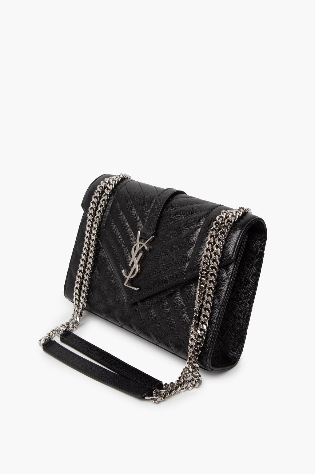 Saint Laurent Monogram Mix Matelasse Envelope Chain Bag