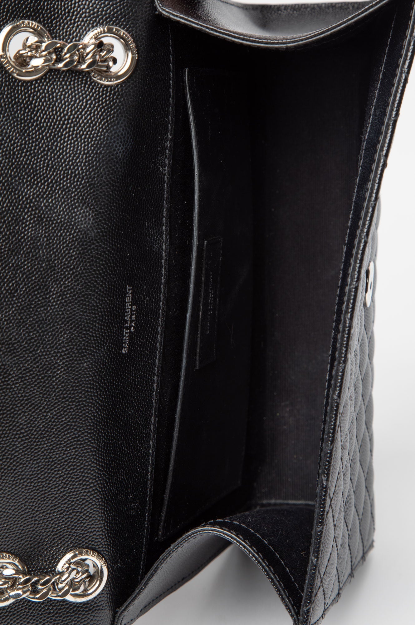 Saint Laurent Monogram Mix Matelasse Envelope Chain Bag