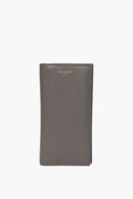 Saint Laurent Grey Continental Bifold Long Wallet