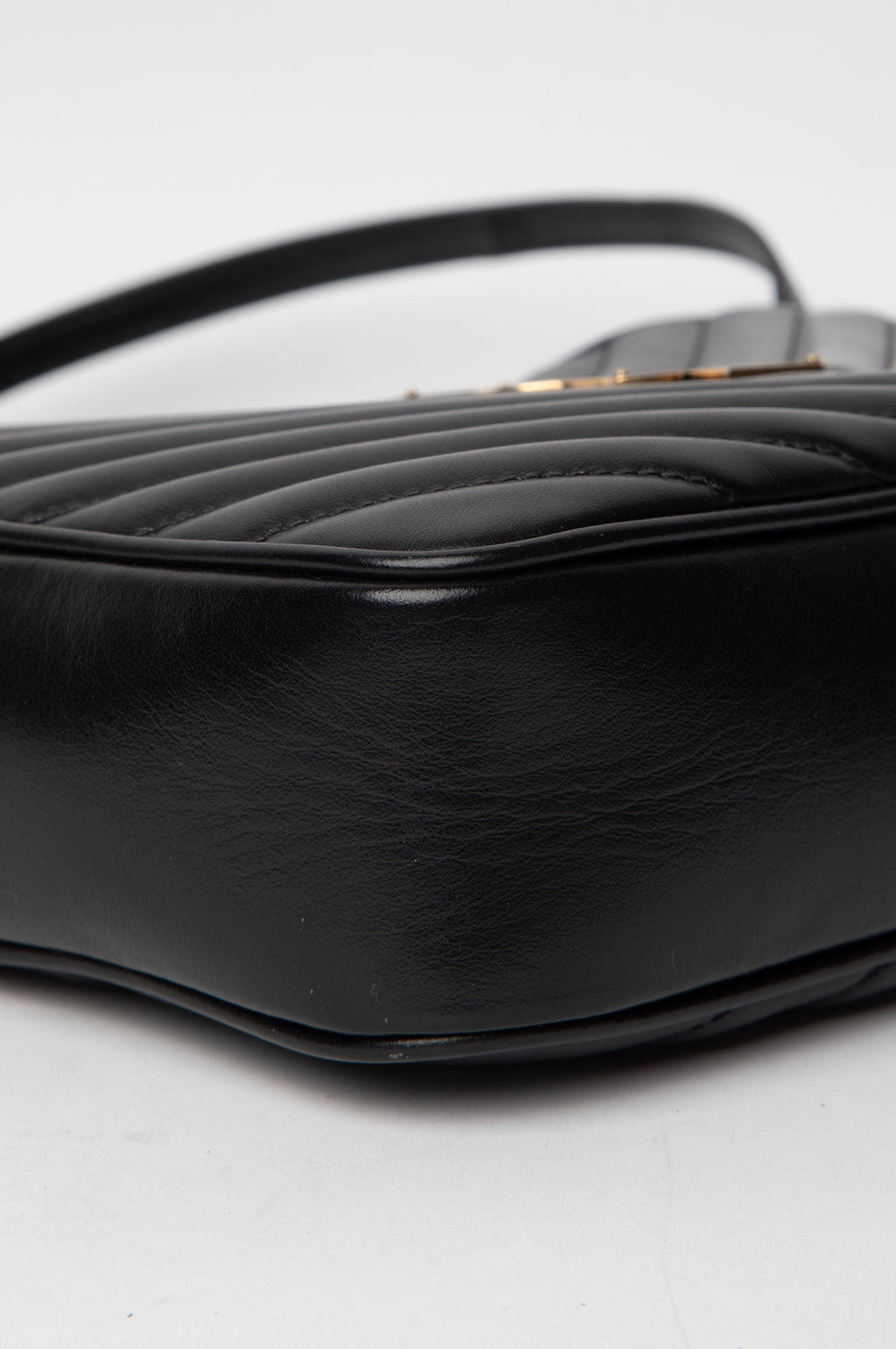 Saint Laurent Lou Black Leather Medium Camera Bag