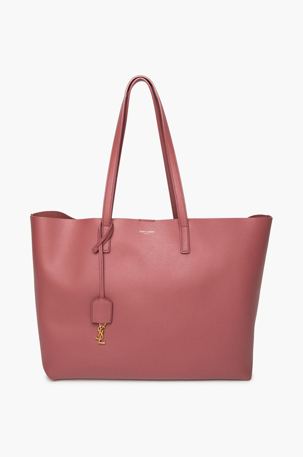 Saint Laurent Mystic Rose Calfskin Large Shopping Tote
