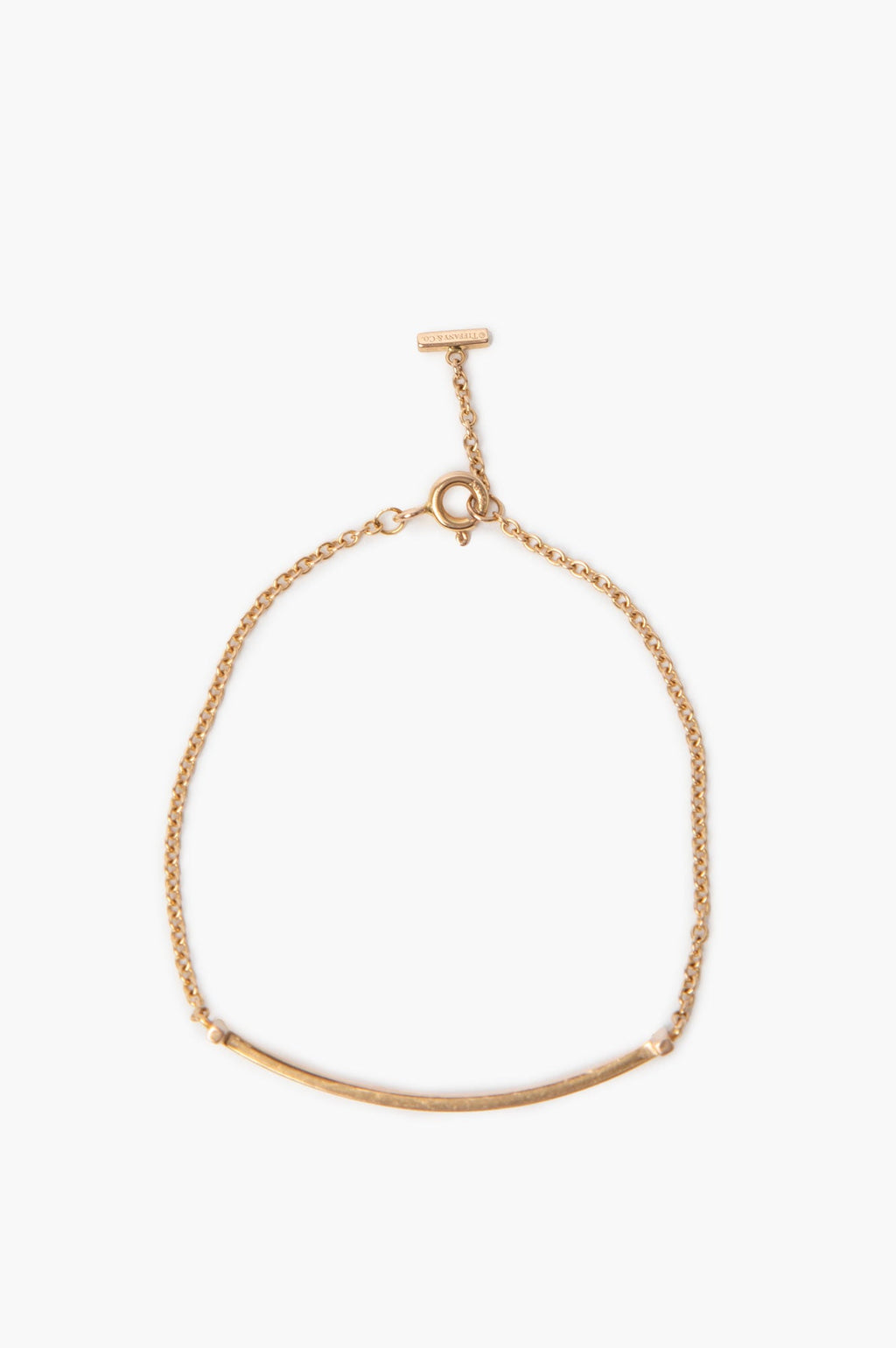 Tiffany & Co. 18k Rose Gold T Smile Bracelet