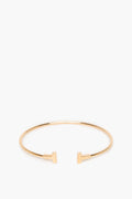 Tiffany & Co. 18k Rose Gold T Wire Cuff Bracelet