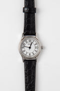Tiffany & Co. Black Leather Portfolio Watch
