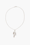 Tiffany & Co. Sterling Silver 1837 Triple Tag Pendant Necklace