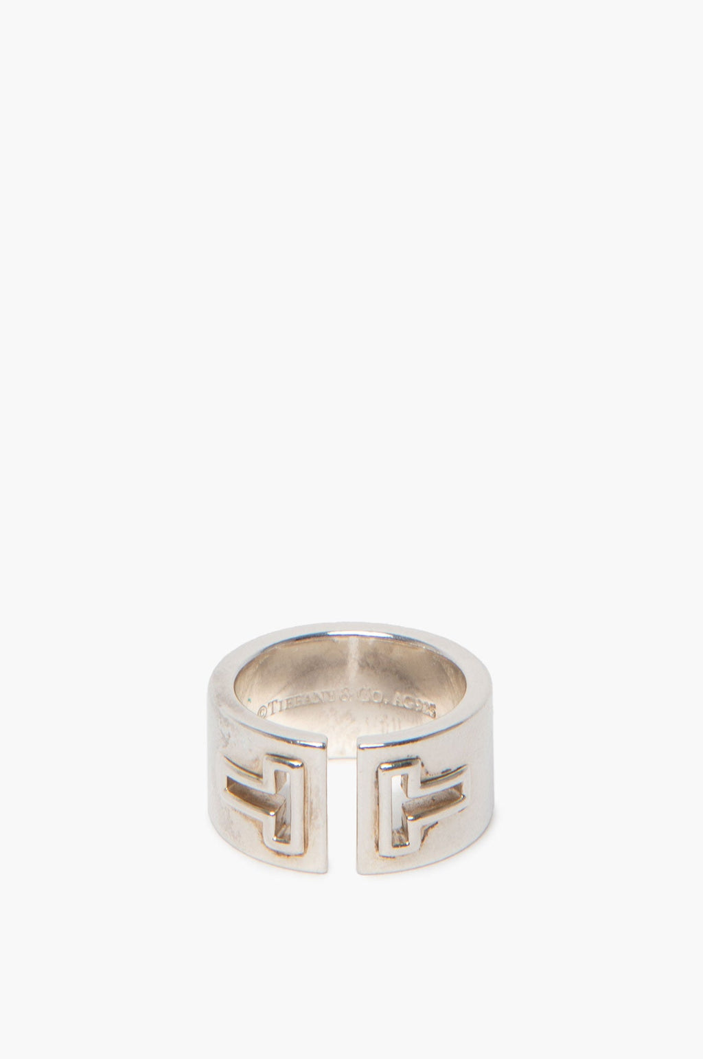 Tiffany & Co. Sterling Silver T Cutout Ring