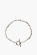 Tiffany & Co. Sterling Silver Toggle Bead Bracelet