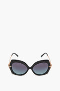 Tiffany & Co Blue Gradient Metal Sunglasses