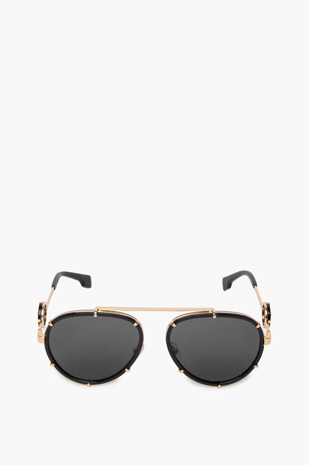 Versace VE2232 Black/Grey Pilot Sunglasses Mens