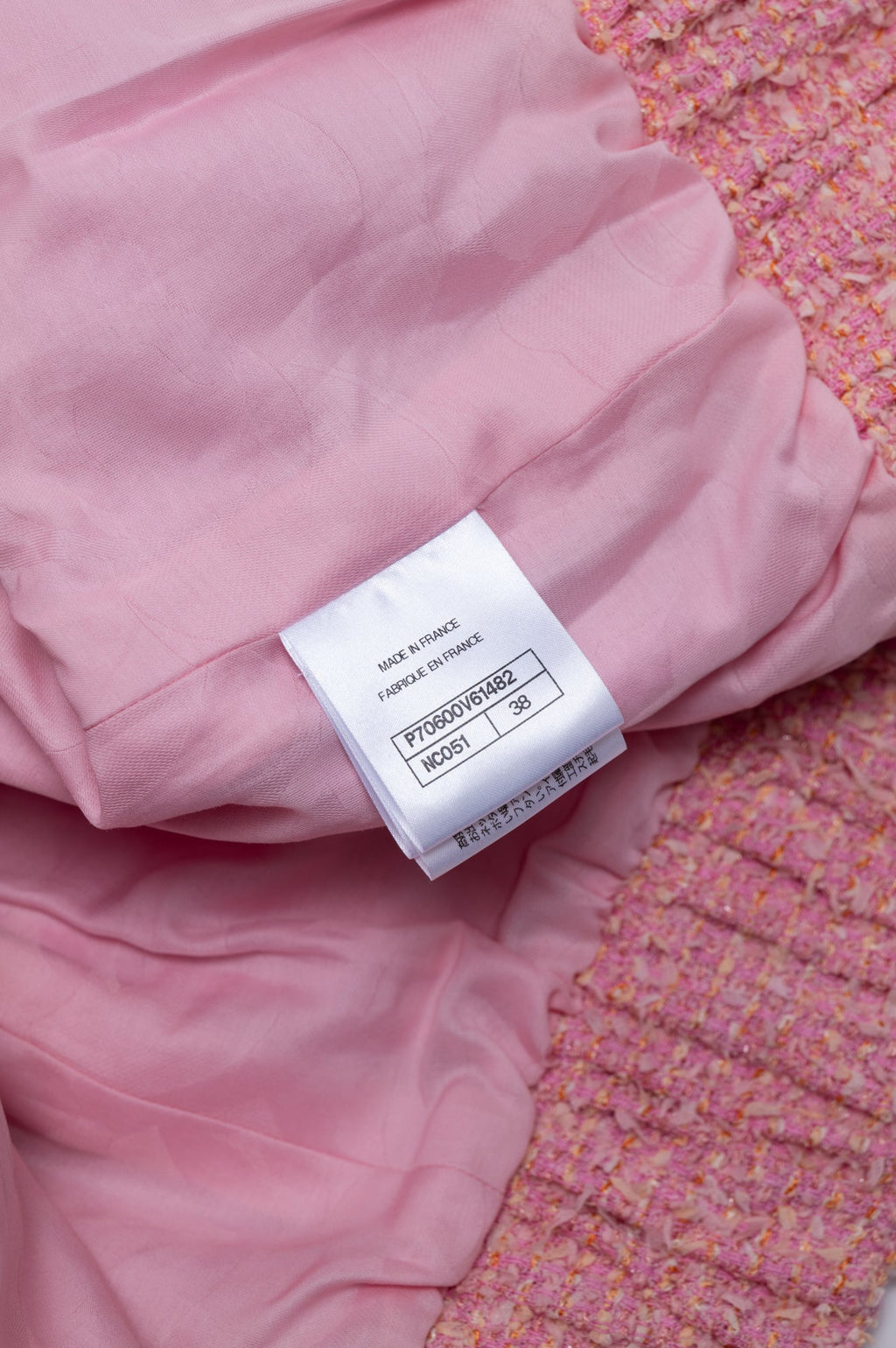 Chanel 2021S Pink Fantasy Tweed Vest Size 38/M