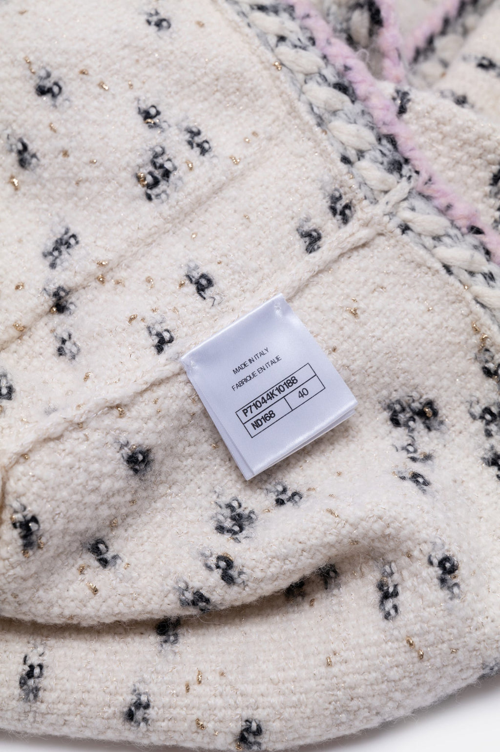 Chanel 2021 Metiers D'Art Runway Knit Jacket Size L/40