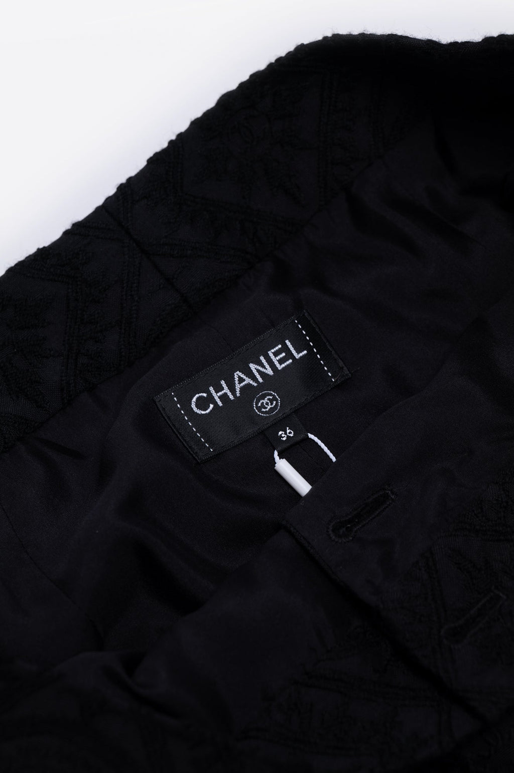 Chanel 2021A Black Maxi Wool Skirt Size 36