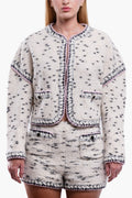 Chanel 2021 Metiers D'Art Runway Knit Jacket Size L/40
