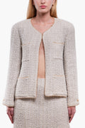 Chanel 1999 Vintage Gold Evening Jacket Size M/38