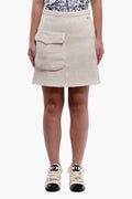 Chanel 2020 Resort Ivory Tweed Mini Skirt Size M/38