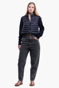 Moncler Navy Down Jacket Size M