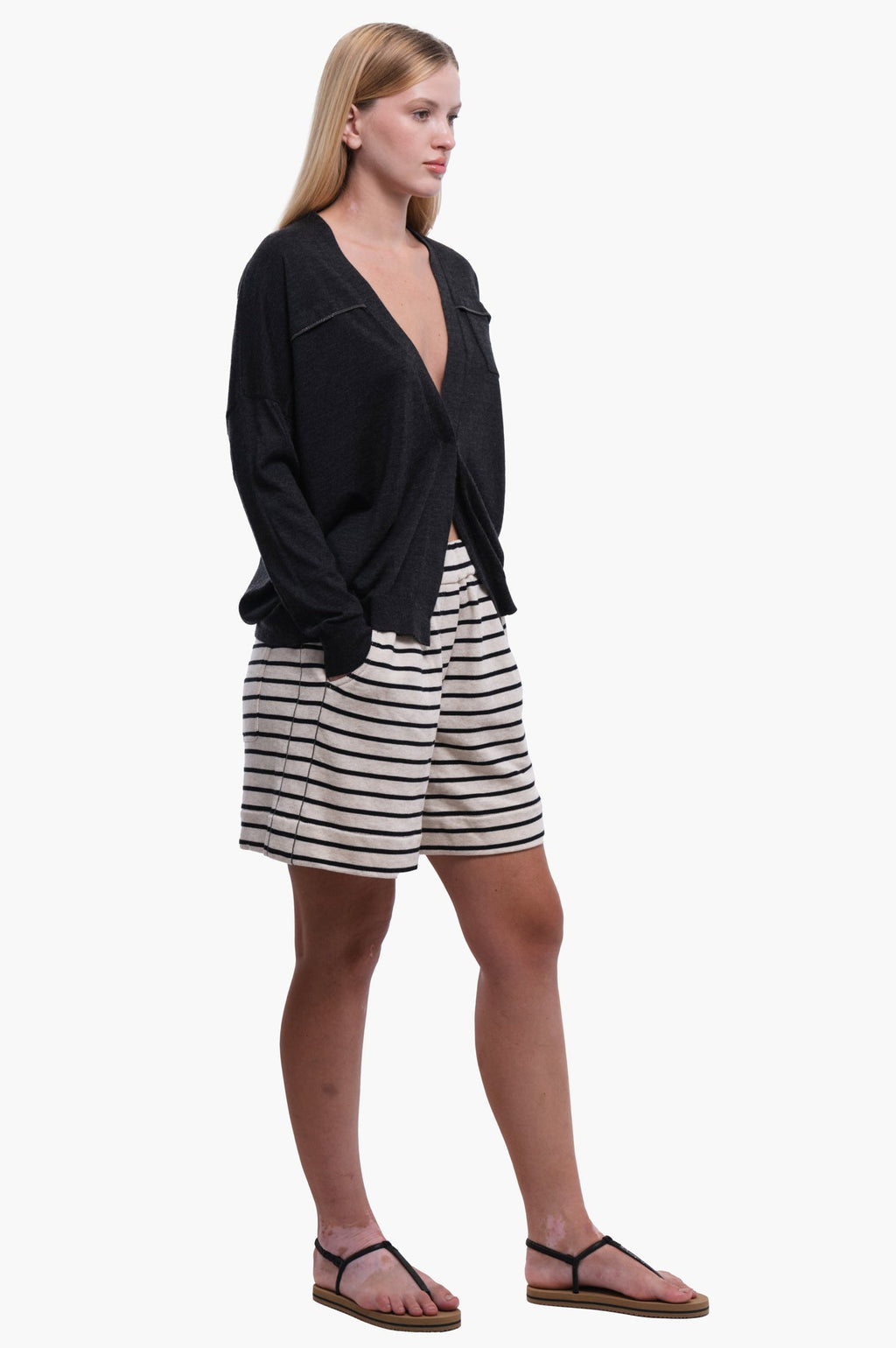 Brunello Cucinelli Grey Cardigan Size S