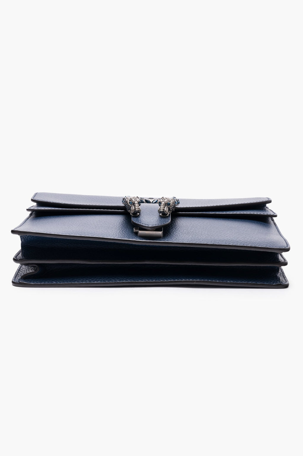 Gucci Navy Dionysus Calfskin Leather Chain Bag Size Small