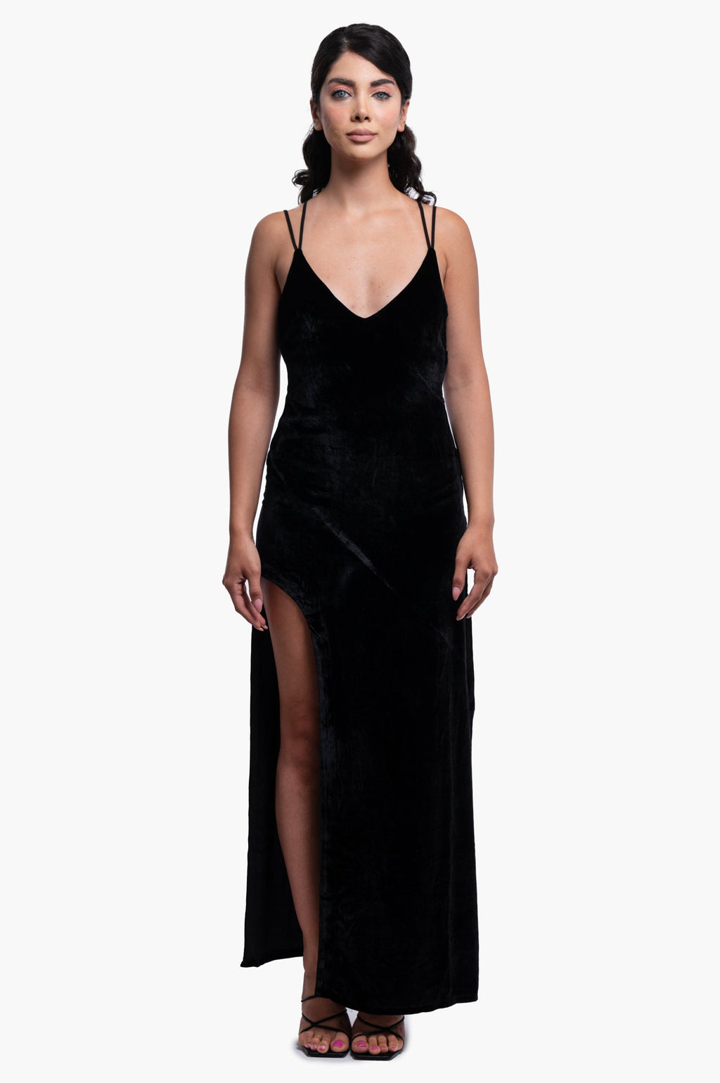 For Love & Lemons Black Long Dress Size M