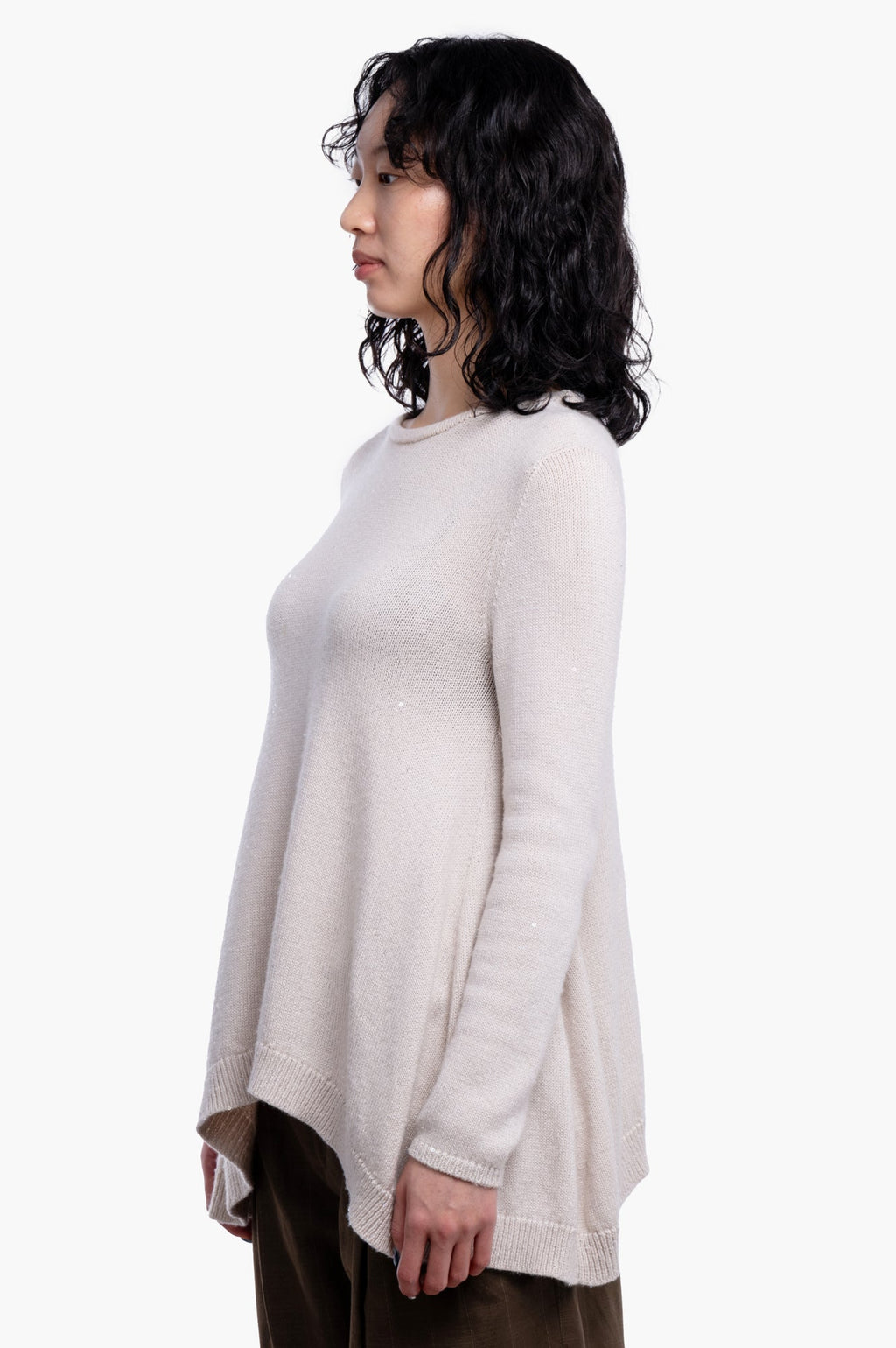 Brunello Cucinelli Cream Sweater Size M