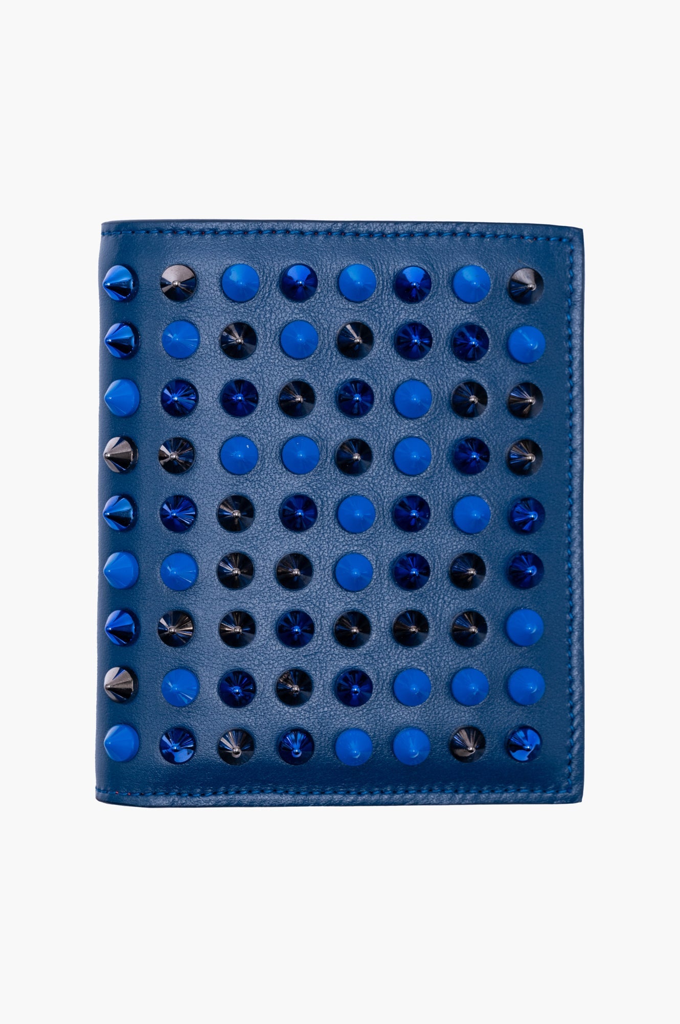Christian Louboutin Blue Leather Wallet