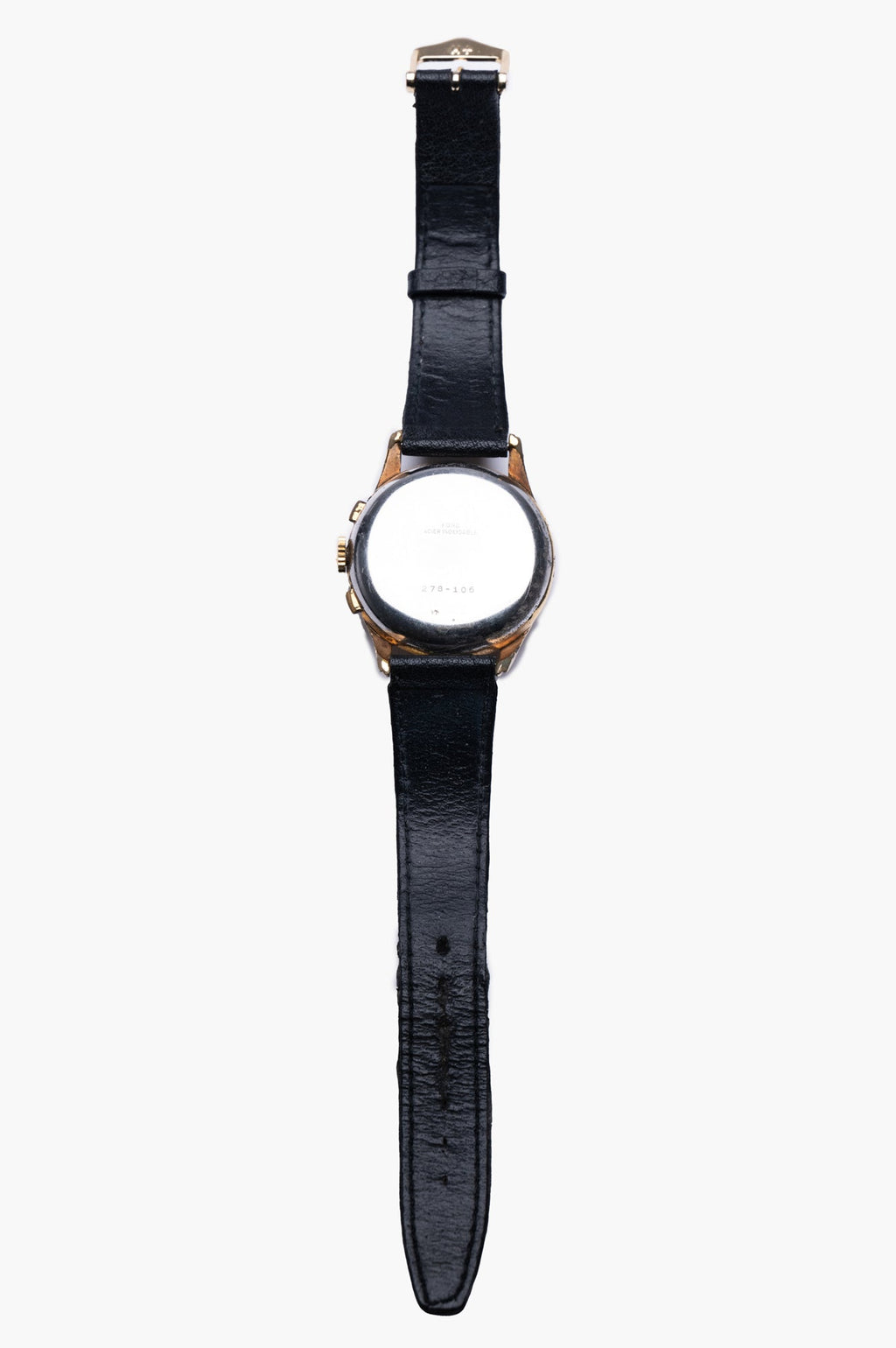 Mulco Gold Vintage With Leather Strap Mechanical Watch