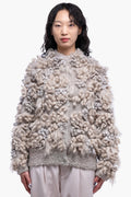 Brunello Cucinelli Beige Textile Sweater Jacket Size M