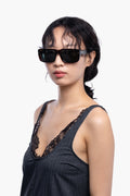 Burberry Brown Square Sunglasses Mens