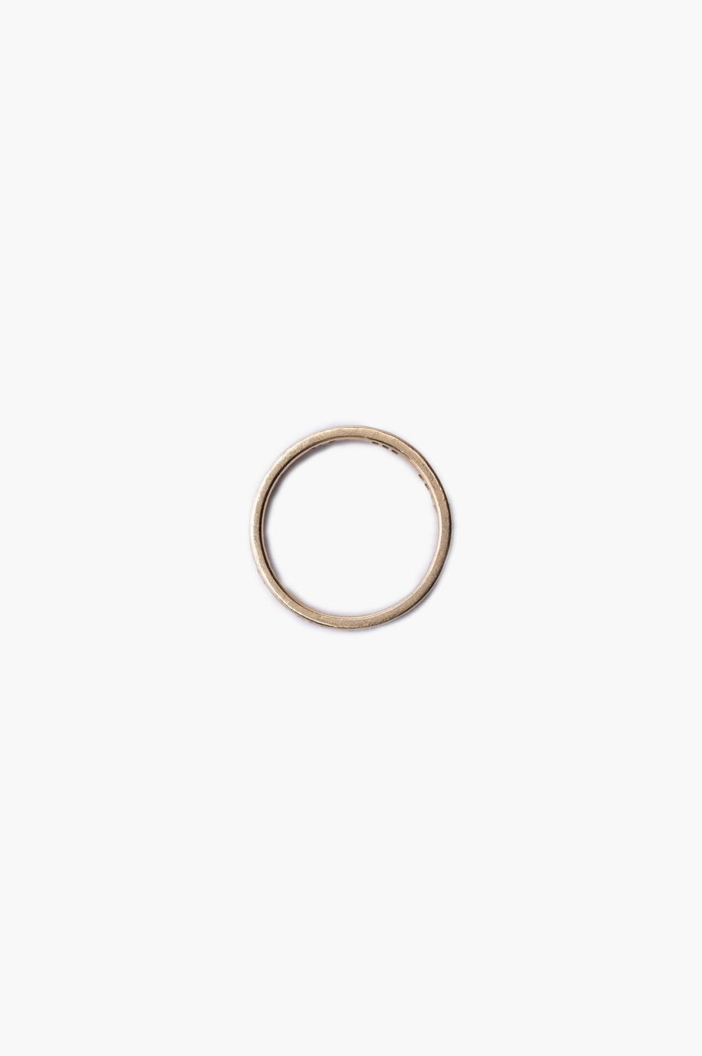Tiffany & Co 18K Gold Atlas Ring With Diamond Size 4.5
