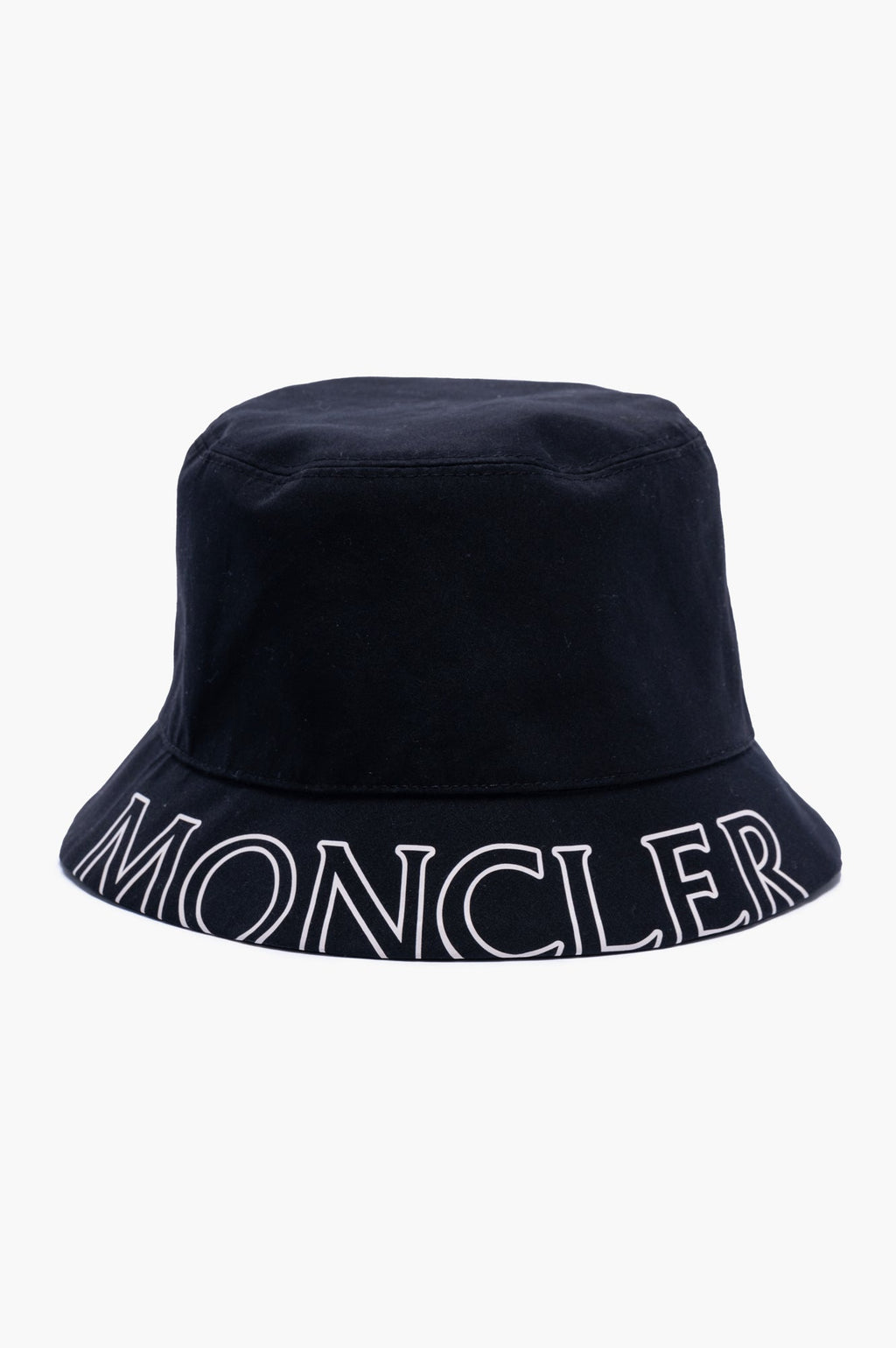 Moncler Black Bucket Hat Size S