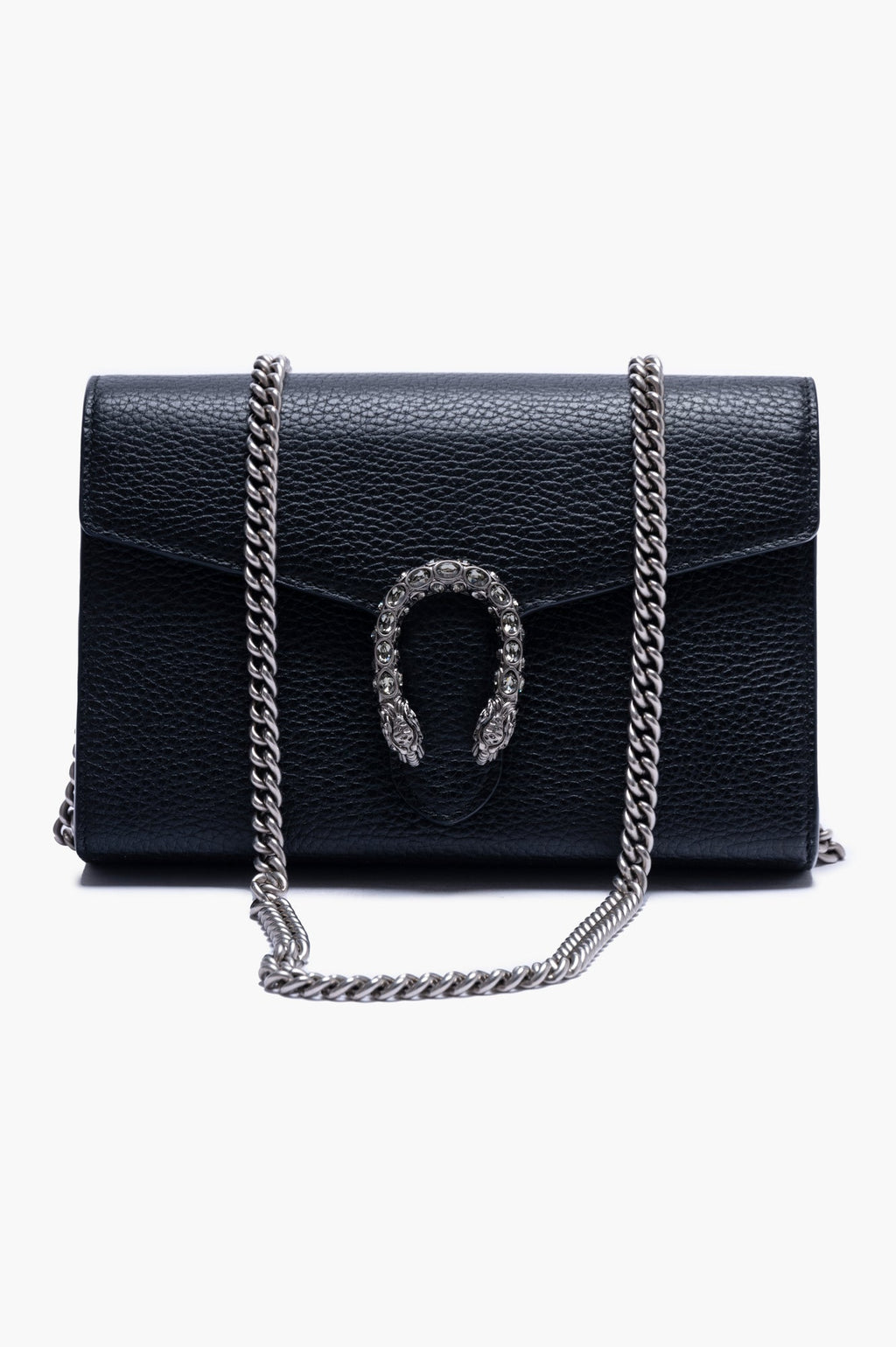 Gucci Black Dionysus Wallet On Chain Bag